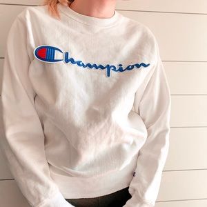 Embroidered Champion crew neck